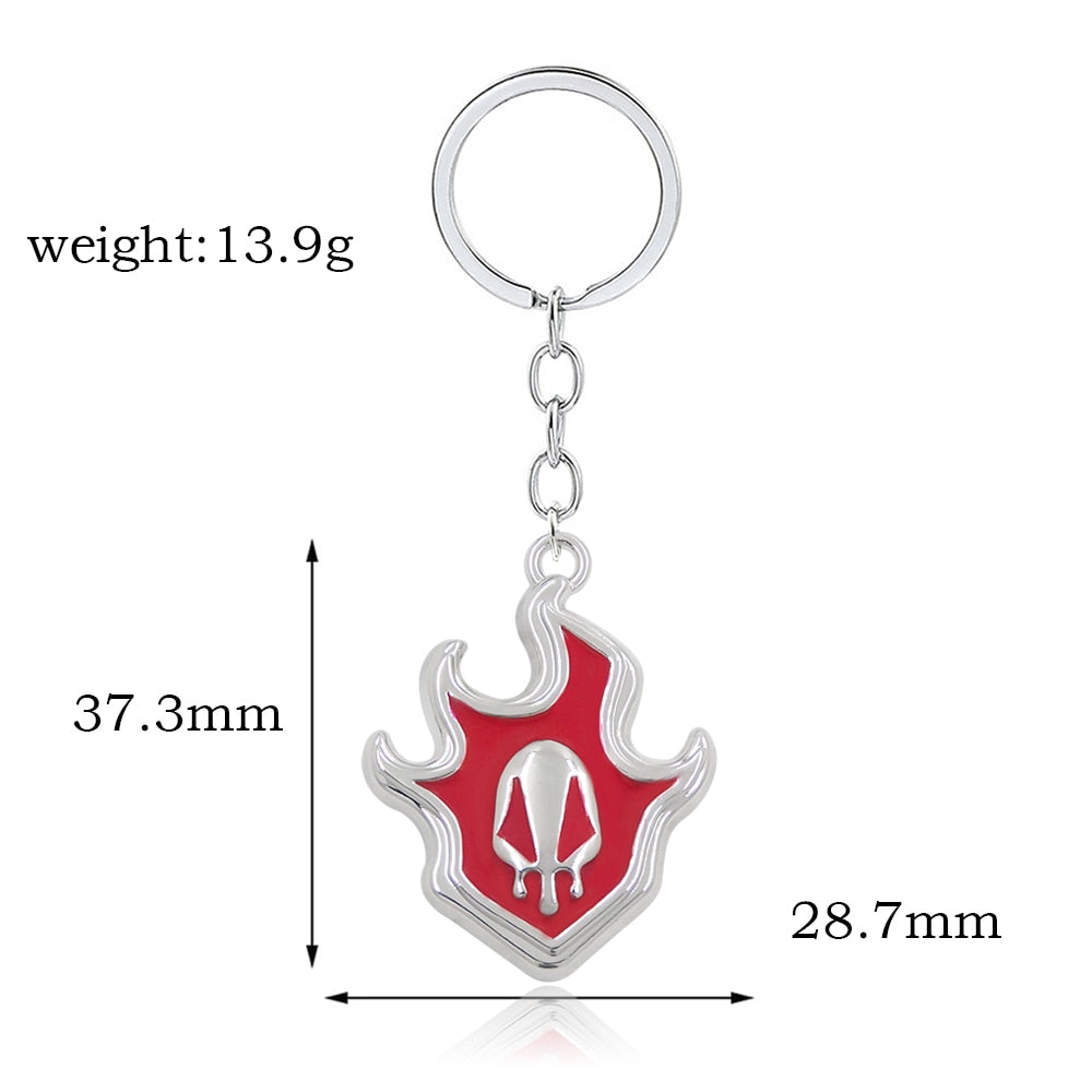 Anime Bleach Weapon Keychain Zangetsu Zanpakutou Sword Key Chain Hitsugaya Toushirou Katana Keychains Accessories llaveros