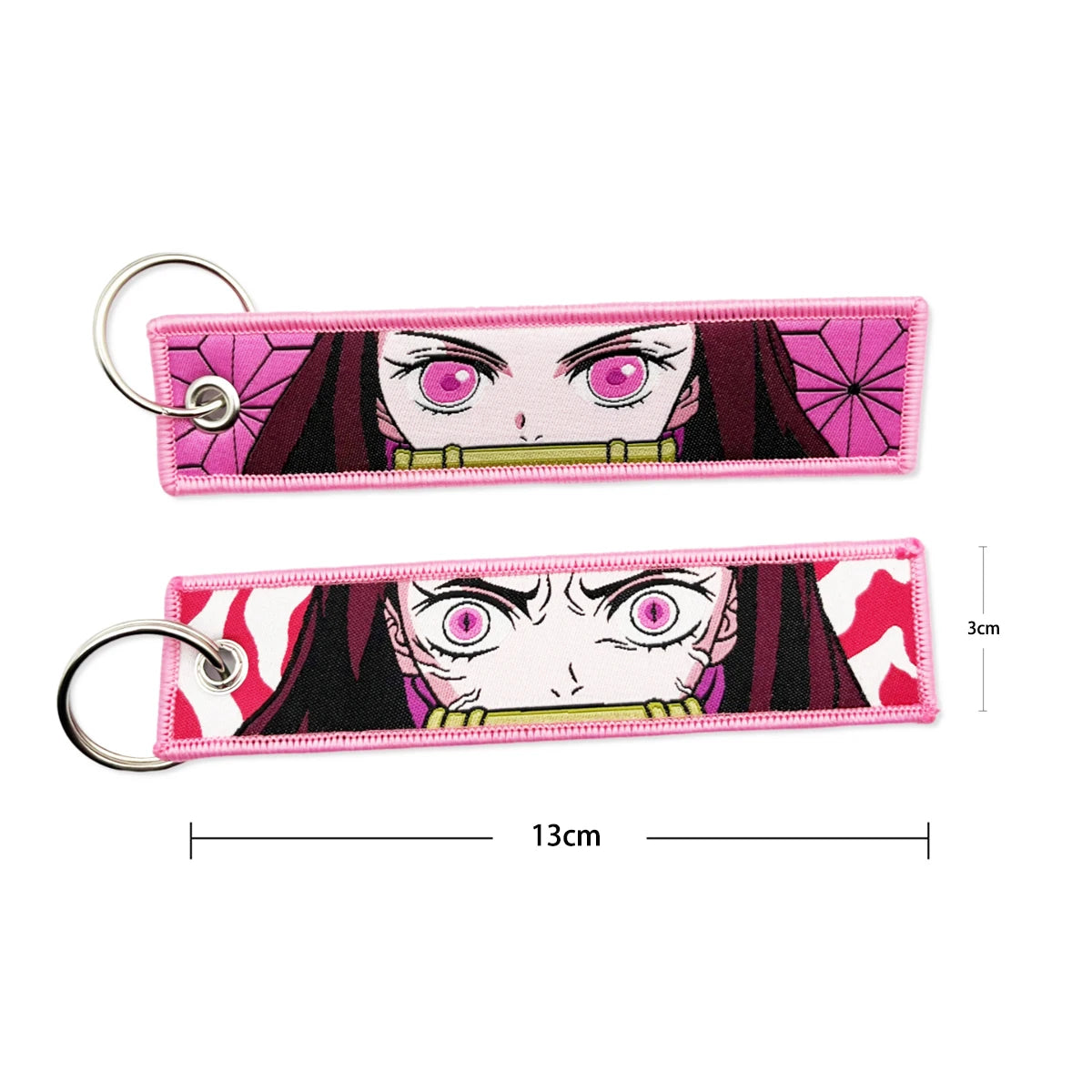 Anime Embroidered Keychains